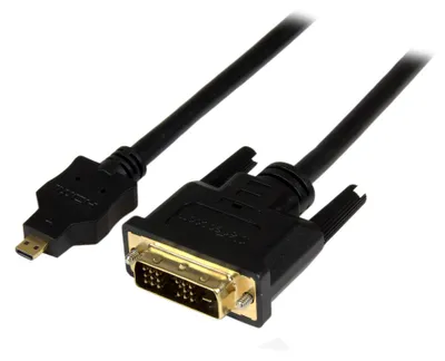 Produktbild von StarTech.com Micro HDMI - DVI-D, 2m, Micro-HDMI, DVI-D, Gold, 140 g