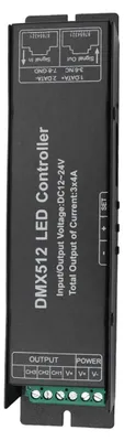 Productafbeelding van 3-kanaals signaalomvormer 12-24V lichtdimcontroller voor podiumstrips