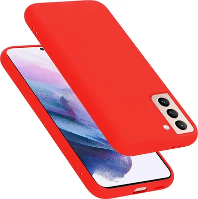 Produktbild von Cadorabo Schutzhülle für Samsung Galaxy S22 PLUS Hülle in Rot Handyhülle Case Cover TPU Etui