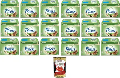 Produktbild von Nestlé Fitness Chocolate & Hazelnut Müsliriegel Schokolade & Haselnuss 18x135g (6 x 22,5g)