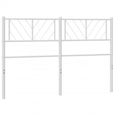 Image de Tête de lit métal blanc 135 cm