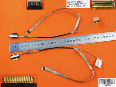 Produktbild von Displaykabel Bildschirm kompatibel für HP ProBook 450 G3 (T6Q27ES), 455 G3 (P4P60EA)