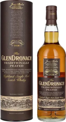 Image de The GlenDronach TRADITIONALLY PEATED Highland Single Malt 48% Vol. 0,7l en boîte cadeau