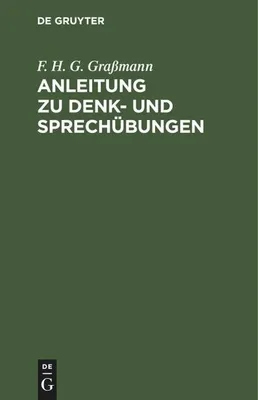 Produktbild von Anleitung zu Denk- und Sprechübungen