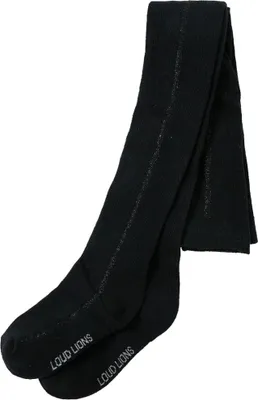 Produktbild von Kinderstrumpfhose Schwarz Gr. 104 mit glitzerndem Streifen