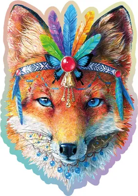 Immagine prodotto di Puzzle in legno animale mistico volpe 250 pezzi