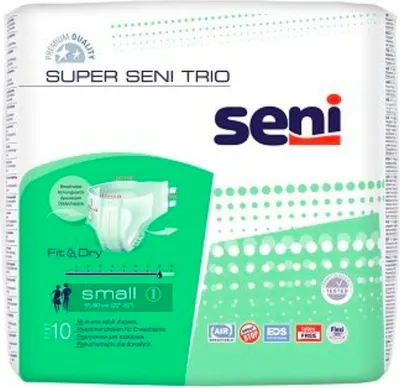 Immagine prodotto di Slip per incontinenza Seni Super Trio 10 pz
