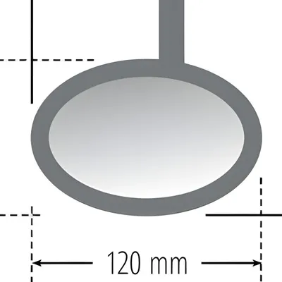 Produktbild von HIGHSIDER Lenkerendenspiegel FERRARA 2