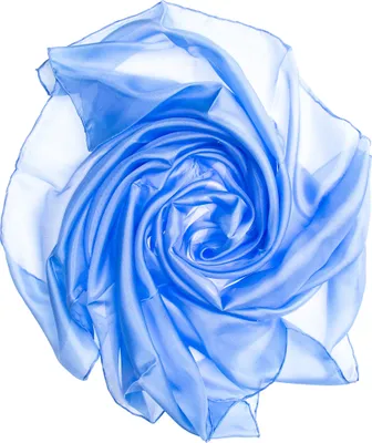 Produktbild von Seidentuch Halstuch Tuch Hellblau Blau Seide 90x90cm