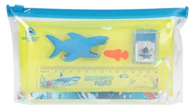 Image de Dino world Trousse set d ecriture requin - Dino World - Depesche