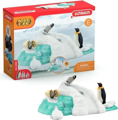 Produktbild von schleich Pinguin-Familienspass, Ice & Ocean, 3 Jahr(e), Mehrfarbig, Kunststoff