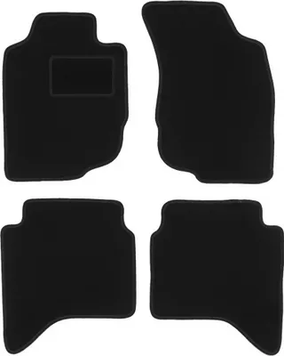 Produktbild von Schwarze Veloursmatten für: Toyota Hilux VII N25 N2 Pickup (2006-2015)