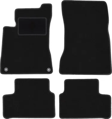 Image de Tapis en velours noir pour : Mercedes A W177 Berline, Break (2018-)
