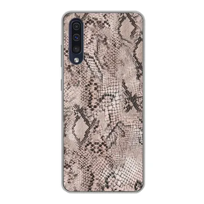 Produktbild von MuchoWow® Handyhülle Schutzhülle Hülle für Samsung Galaxy A30s Tiermuster - Grau - Schwarz Silikon Softcase Handy Hülle - Karteninhaber