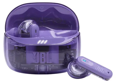 Immagine prodotto di Cuffie wireless JBL Tune Beam 2 Ghost Edition, TWS, Bluetooth 5.3, viola