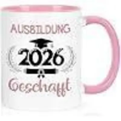 Productafbeelding van Koffiekop trainingsset 2026, cadeau, roze, 320 ml, keramiek
