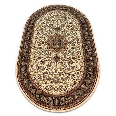 Image de Tapis ROYAL ADR ovale modèle 521 caramel beige 200x290 cm
