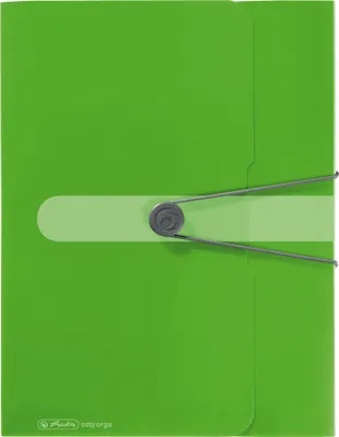 Zdjęcie produktu dla Herlitz 11206133, A4, Polipropylen (PP), Zielony, 4 cm, 1 szt.