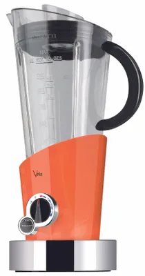 Produktbild von Bugatti Italy Vela, Tischplatten-Mixer, Eis-Crusher, 400 W, Orange, Edelstahl, Transparent