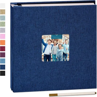Productafbeelding van Fotoboek linnen hoes, 200 foto's 10x15 cm, 33x32 cm, voor reizen