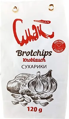 Produktbild von Dovgan Smak Brotchips mit Knoblauch 120g