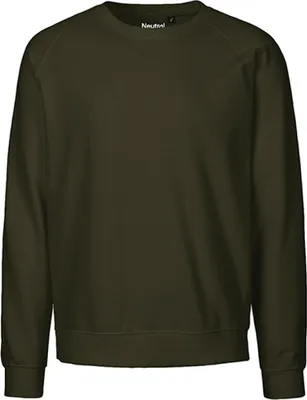 Produktbild von Neutral O63001 | Uni Sweatshirt / 100% Fairtrade-Baumwolle - Farbe: Military - Größe: M