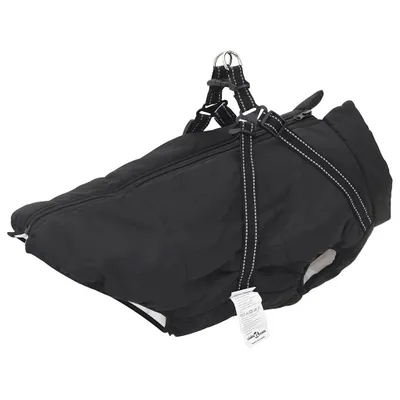 Produktbild von "2026 Promotion" Hundemantel mit Geschirr Wasserdicht Reflektierend Schwarz L48 - Hundemäntel CC25074