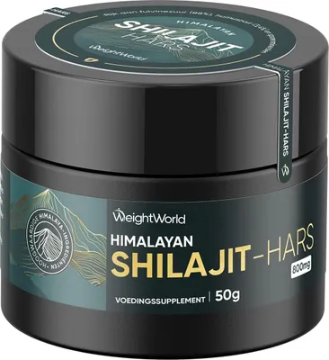 A product shot of a jar of Himalayan Shilajit-Hars.