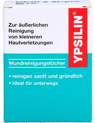Produktbild von YPSILIN Wundreinigungstücher, 5 St. Tücher