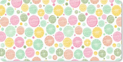 Produktbild von MuchoWow® Mauspad Mousepad Regenbogen - Punkte - Muster 60x30 cm - Mousepads - Maus Mat - Pad - Mausunterlage - Nachhaltig