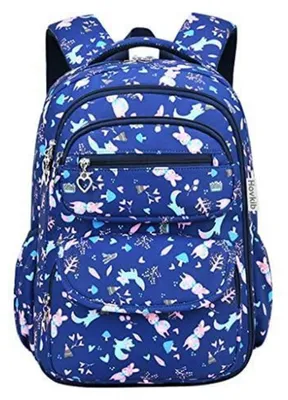 Image de Sac à dos pour filles, primaire, léger, bleu, taille S, imperméable