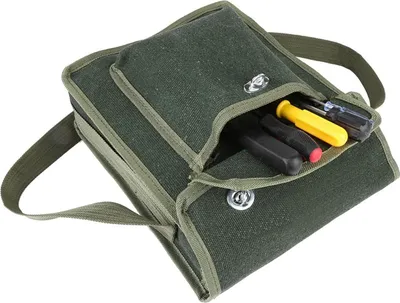 Produktbild von Werkzeugtasche, 26 x 29 x 10 cm, Werkzeugset, Wartungswerkzeug für Elektriker, Tasche, Werkzeugtasche Wera für Elektriker, Werkzeughalter, Organizer und Gürtel für Arbeitstasche