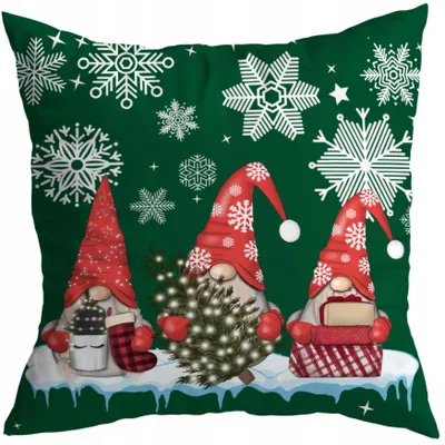 Obrázek produktu pro Dekorativní povlak na polštář 40x40 cm, vánoční motiv