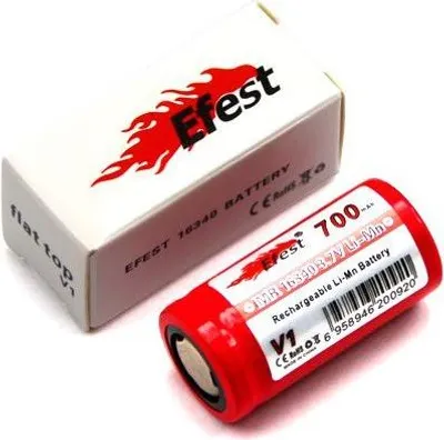 Produktbild von Efest - IMR 16340 3,7V - Pluspol flach - ohne Schutz - Li-Ion Zelle