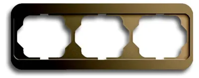 Productafbeelding van BJ alpha nea frame 1723-21, 3-voudig, brons, horizontaal