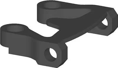 Produktbild von GEPRC Mark5 Antennenhalterung 3D Druck TPU Schwarz