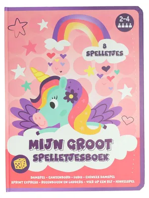 Imagen del producto de Juegos de mesa, libro 8, tema: Unicornios - a partir de 3 años.