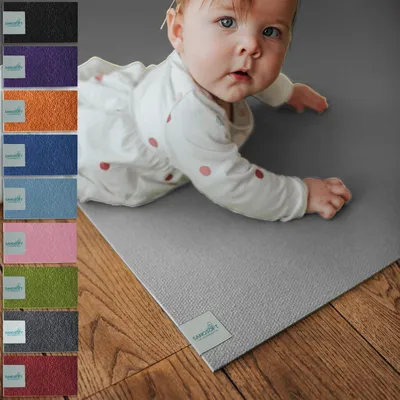 Obrázok produktu pre Podložka Sanosoft® Crawl Mat Vyrobené v Nemecku a Oeko-Tex - 120cm x 170cm Svetlo šedá