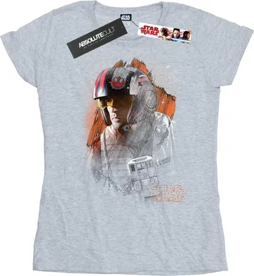 Produktbild von Star Wars - "The Last Jedi" T-Shirt für Damen BI50475 (XXL) (Grau)