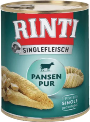 Produktbild von Rinti 800gx6 Singlefleisch Pansen Pur Dose