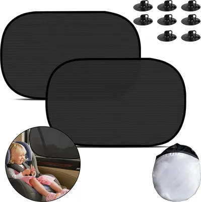 Obrázok produktu pre Ochrana pred slnkom pre deti do auta - UV ochrana - sada 2 ks - 51 x 30 cm