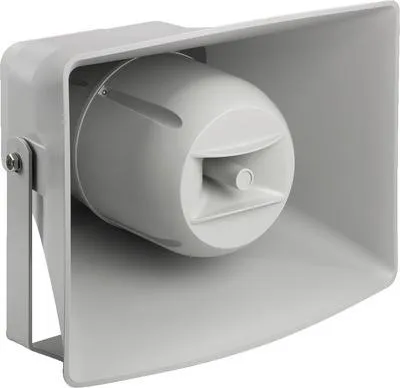 Produktbild von MONACOR IT-400DTM wetterfester, aktiver Druckkammerlautsprecher (Musikhorn) mit integriertem DANTE-Modul