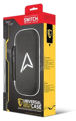 Produktbild von Lexip JVASWI00085, Hartschalenkoffer, Nintendo, Schwarz, Nintendo Switch, Nintendo Switch Lite, Stoßfest, Kratzresistent, Reißverschluss