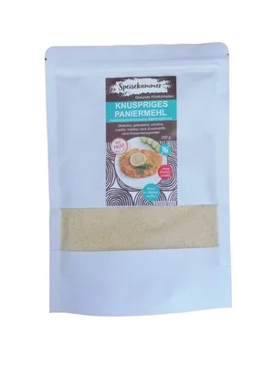 Produktbild von Speisekammer Knuspriges Paniermehl 200g Semmelbrösel / glutenfrei / paleo /ohne Zuckerzusatz