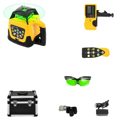 Obrázek produktu pro Laserový nivelátor, vysoce přesné měření, automatická nivelace, zelený laserový paprsek