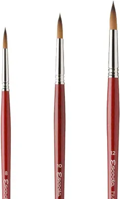 Produktbild von Synthetische Haarspray-Sets - 3er Set - Runde Spitzen - Professionell - Handgefertigt