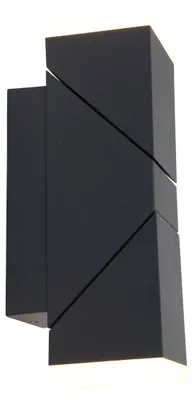 Immagine prodotto di Lampada da esterno a LED, 2 luci, Up & Down, dimmerabile, metallo, nero