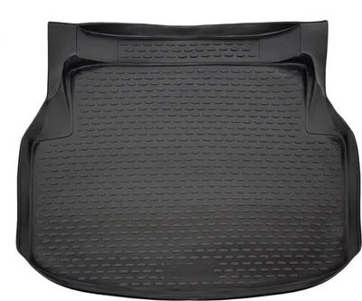 Image de Tapis De Coffre Caoutchouc Exclusive Pour Mercedes C Class W204 2007-2014, Protecteur de Coffre, Bord Haut, Antidérapant, Inodore