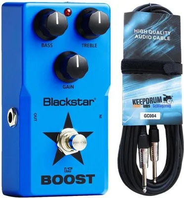Image de Blackstar LT-Boost Pédale d'effet avec câble de guitare 6m