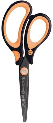 Produktbild von Pelikan Griffix, Kind, Gerader Schnitt, Einzelbild, Schwarz, Orange, Metall, Universal